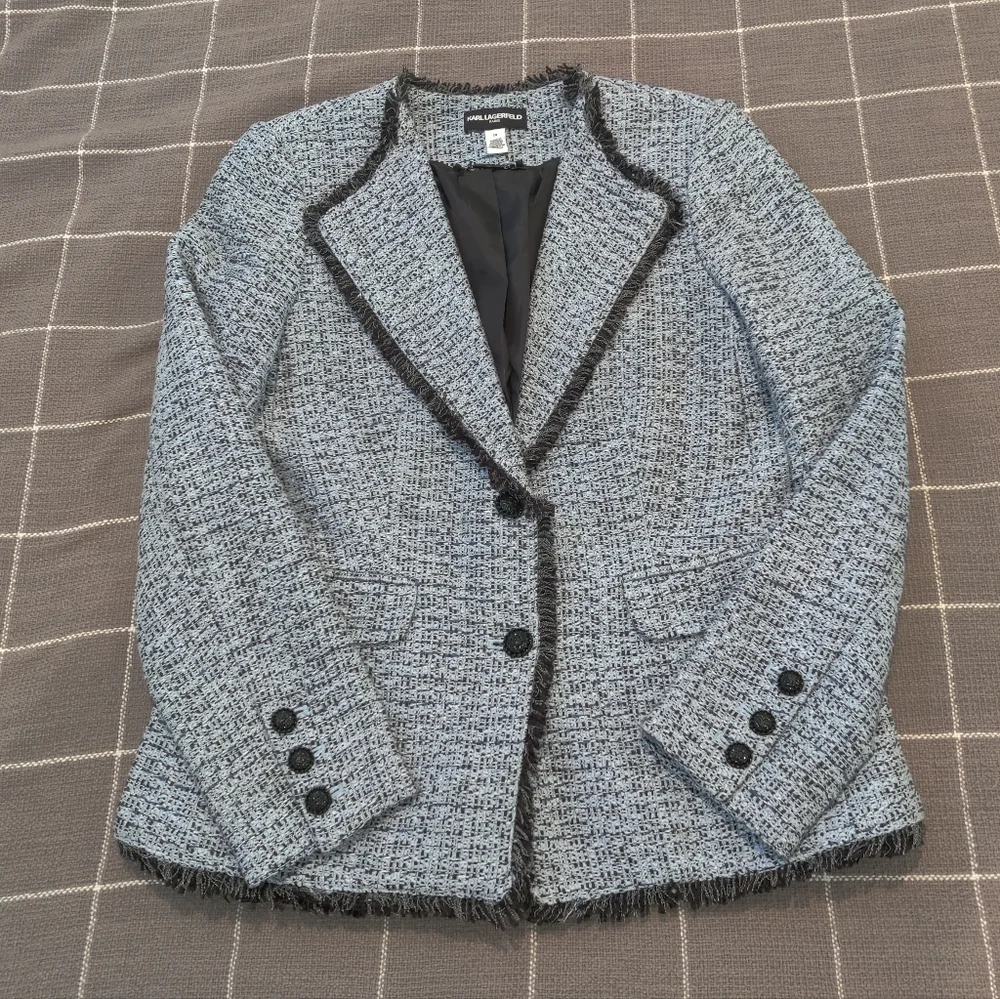 Karl Lagerfeld Boucle Blazer - Picture 6 of 12